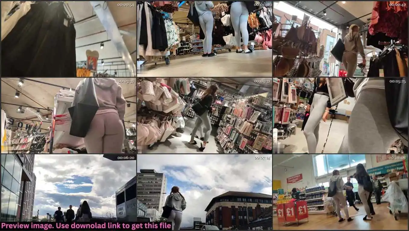 Blonde Teen In Grey Leggings Amazing Ass Thumbnail