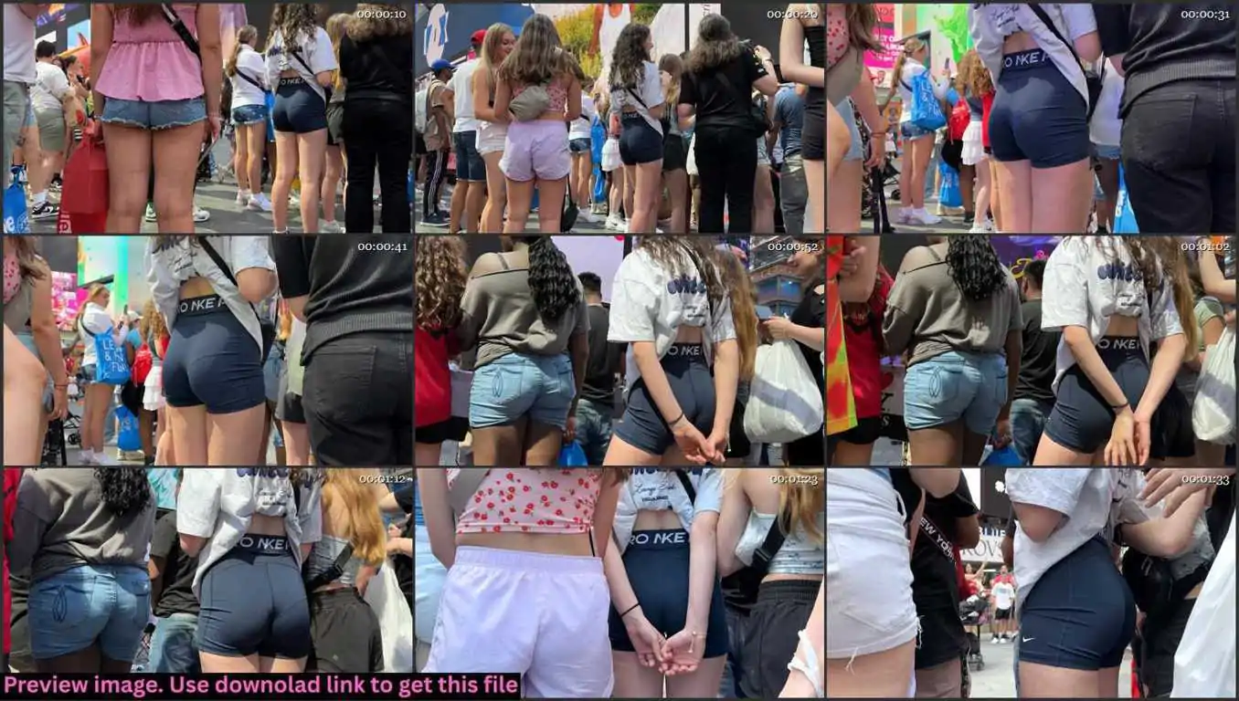 Nice VPL Teen In NikePro Shorts Thumbnail