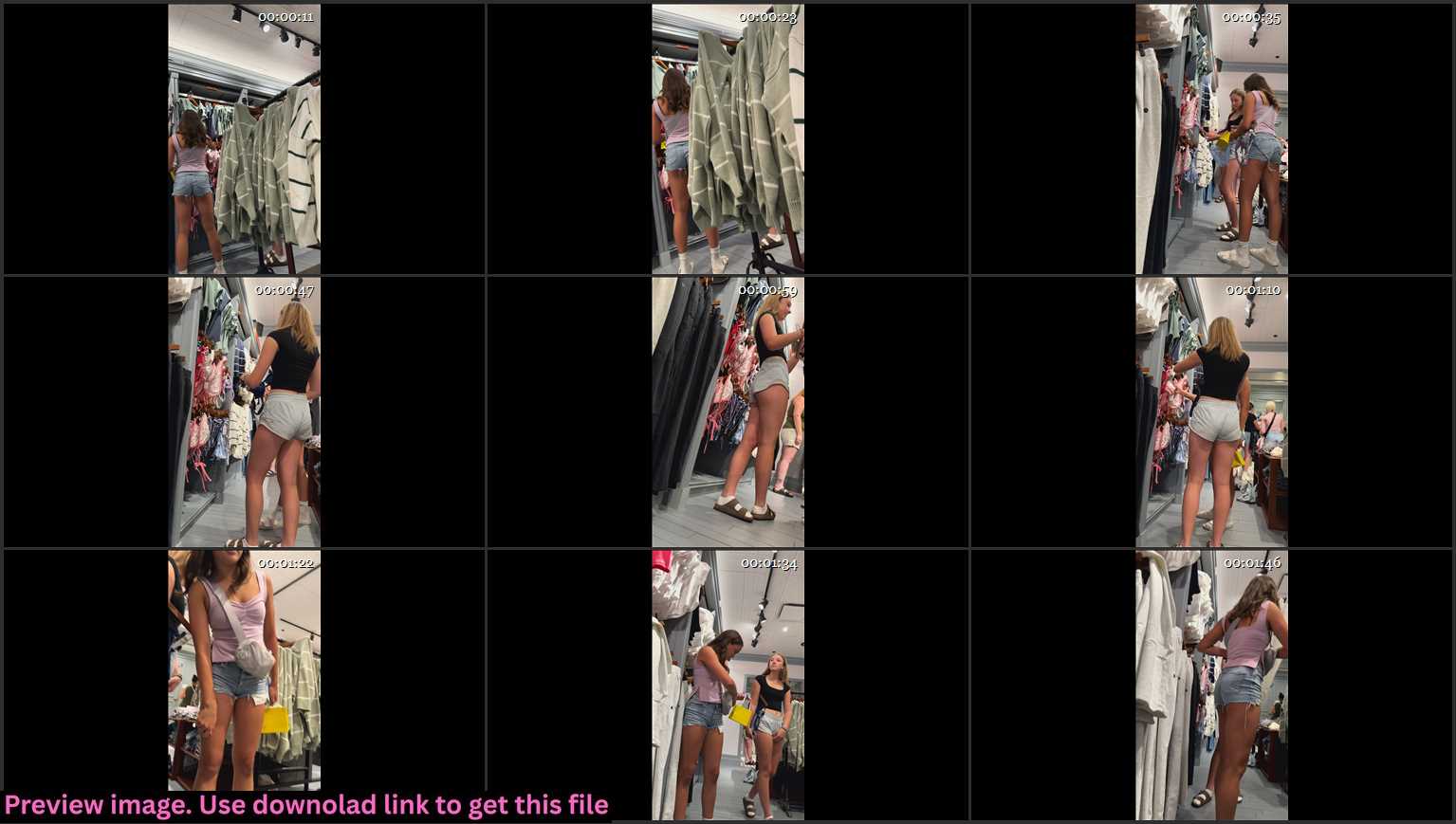 Cute Teenies In Shorts Shopping Thumbnail