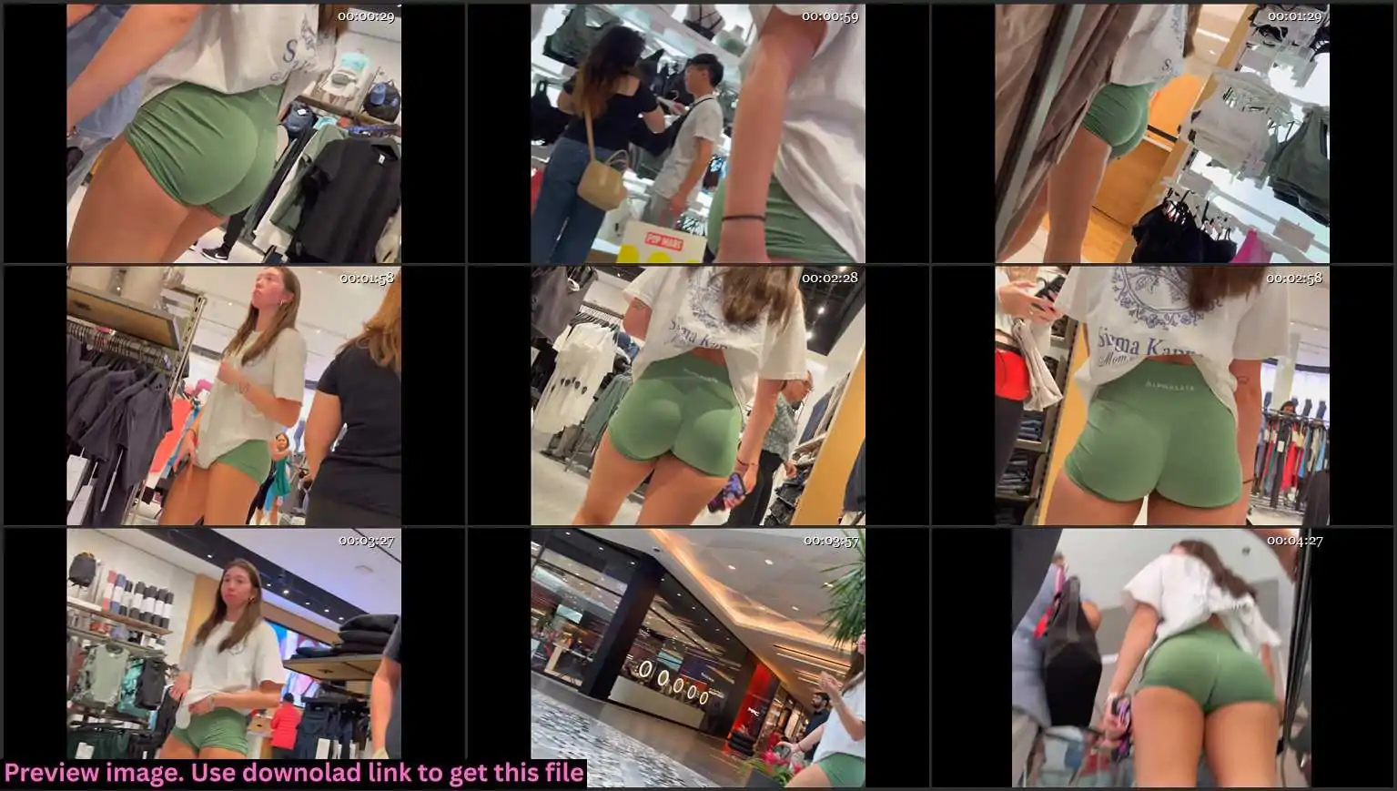 Green Shorts Teenie EPIC Ass Thumbnail