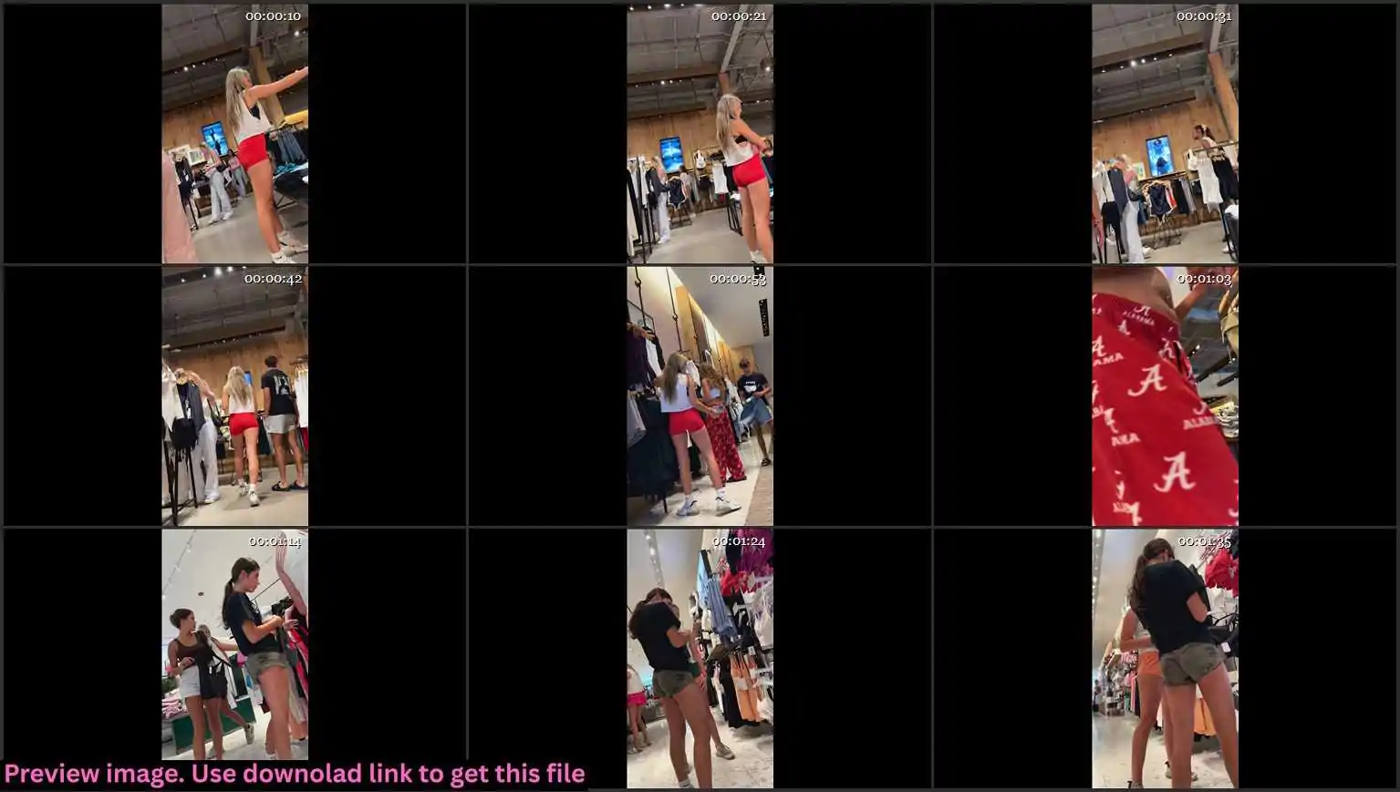 Teen Duo Shopping In Shorts Thumbnail