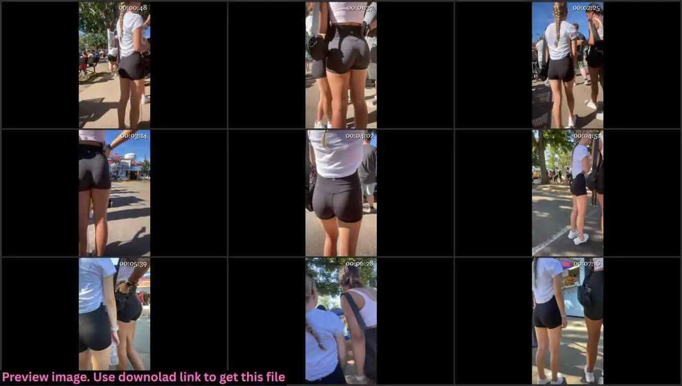 Young Sisters In Black Shorts Thumbnail