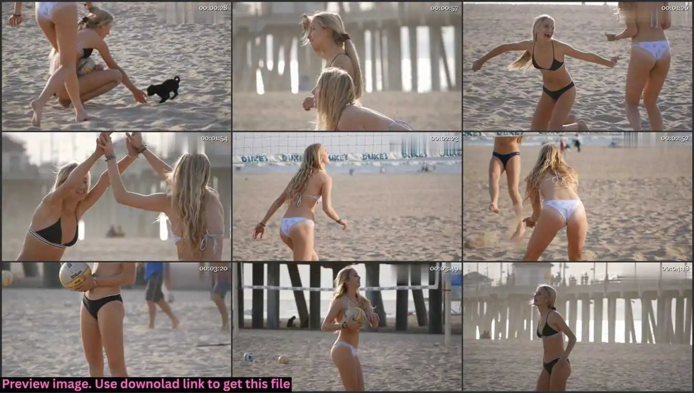 Beach Volleyball Bikini Teen Cuties Thumbnail