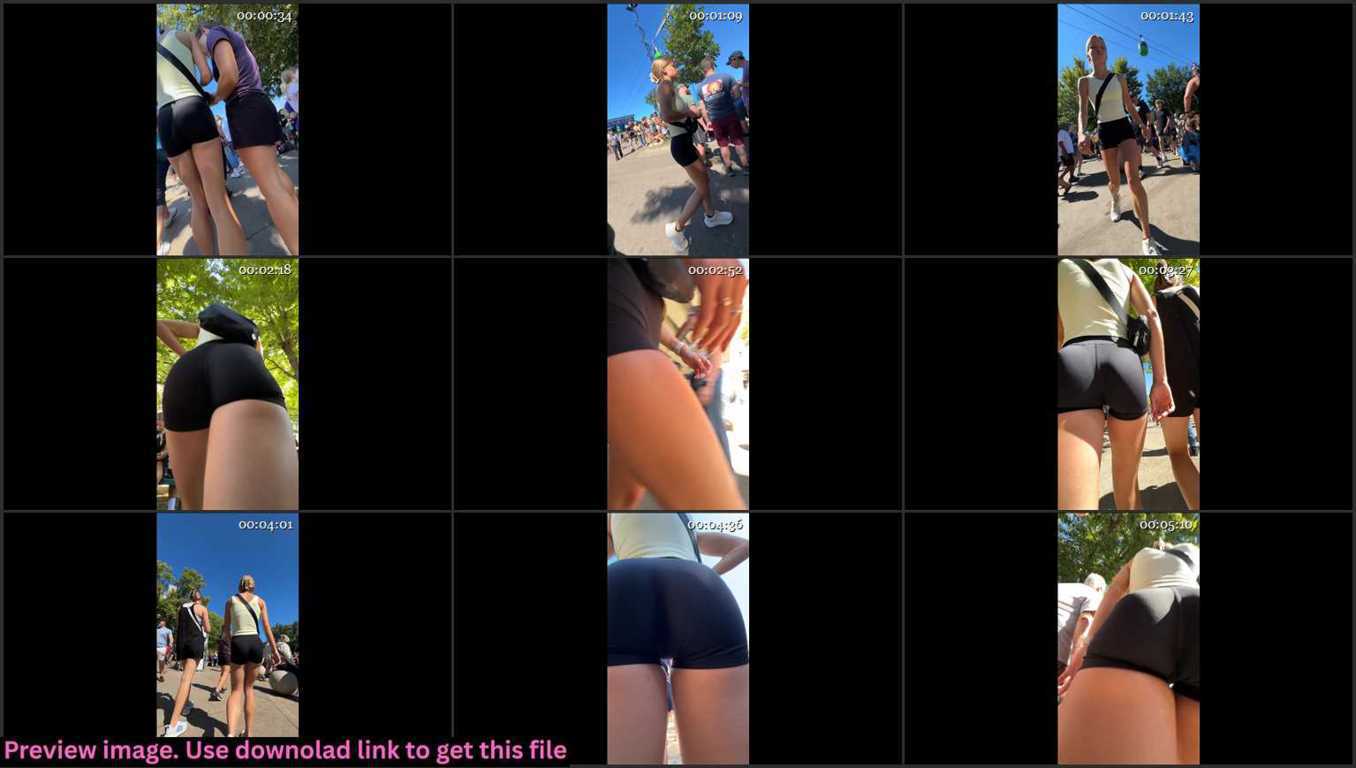Black Shorts Blonde Teen VTL Thumbnail