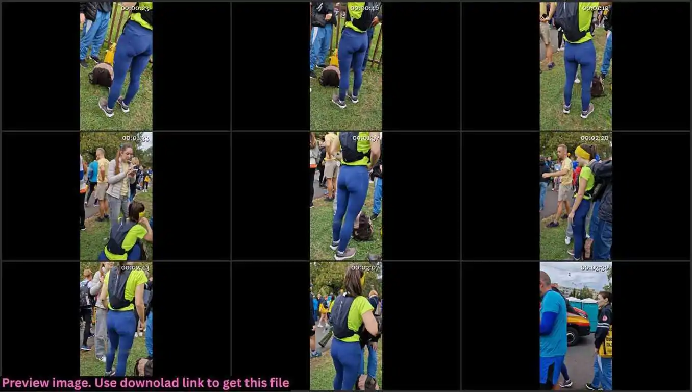 Blue Leggings Teenie VPL Thumbnail