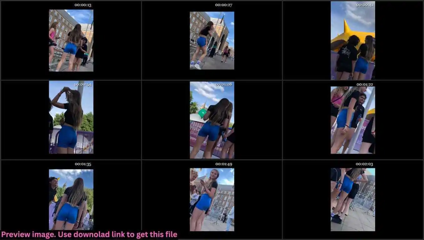 Blue Shorts Teenie Ass Thumbnail