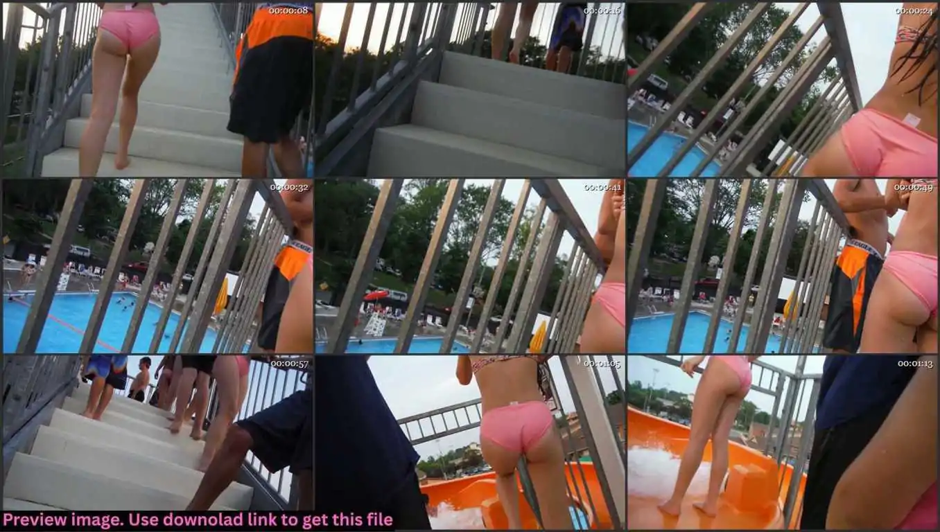 Pink Bikini Teenie Short Clip Thumbnail