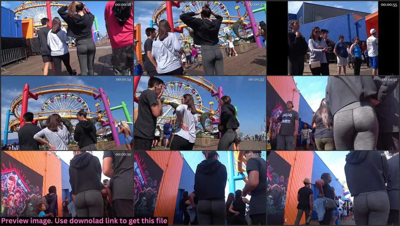 Teen Daugther Creepshot In Leggings Thumbnail