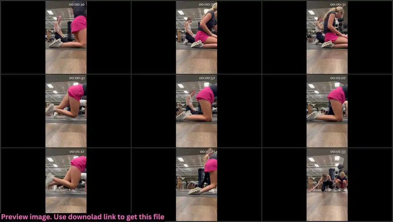 Two Teenies Playing At The Gym Thumbnail