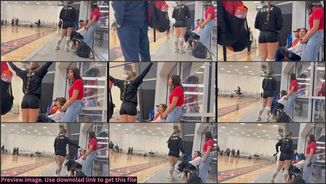 Black Shorts VB Teen Stretching Thumbnail