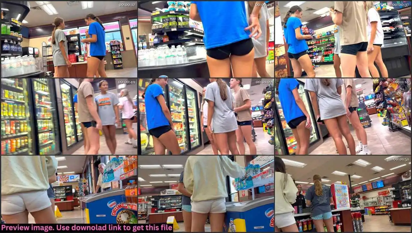 Black Tight Shorts Teenies Thumbnail