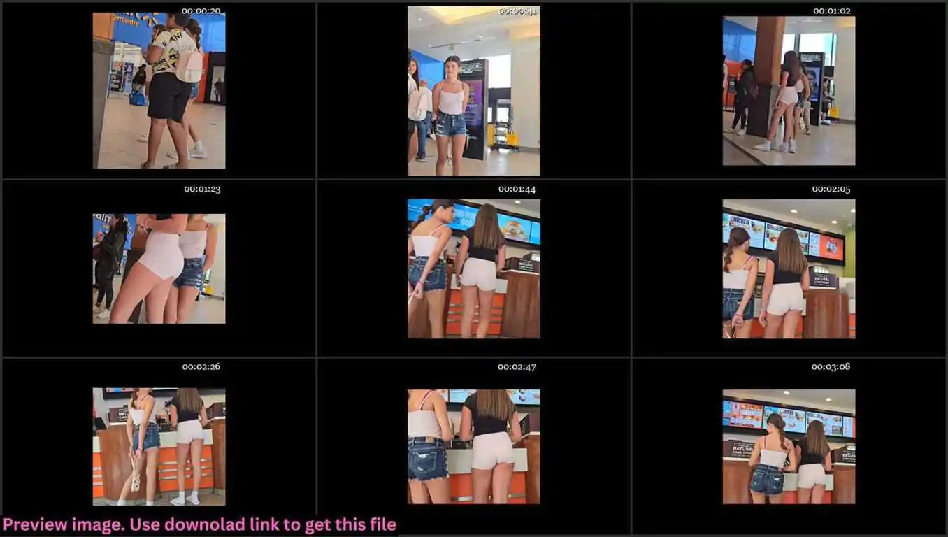 Busted By Two Beautiful Teenies In Shorts Thumbnail
