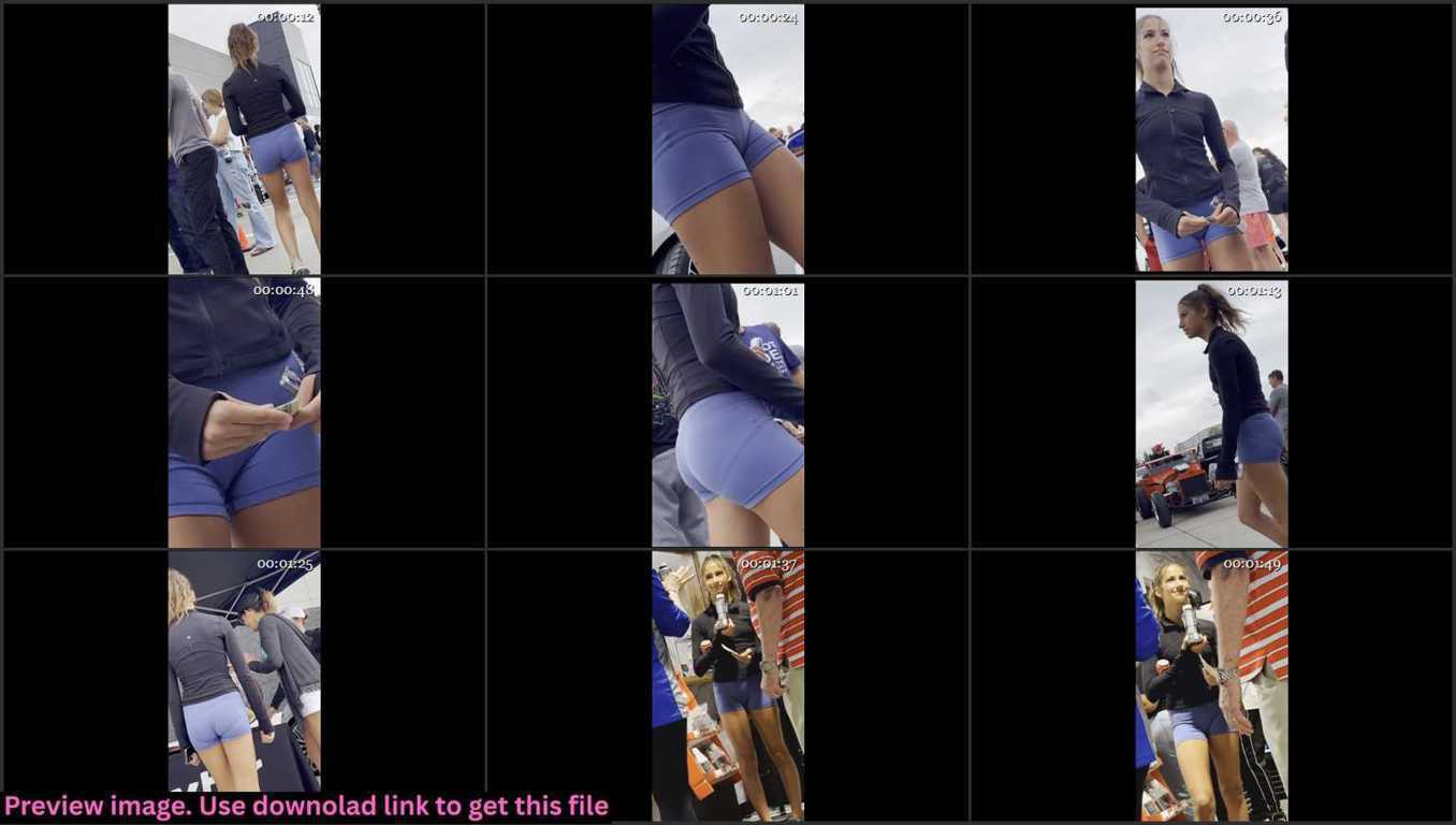Cameltoe Creepshot Teen With Clear VPL Thumbnail