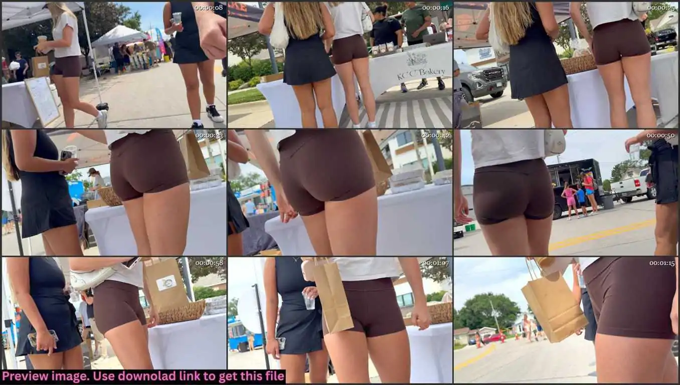 Cameltoe Creepshot Teenie In Shorts Thumbnail