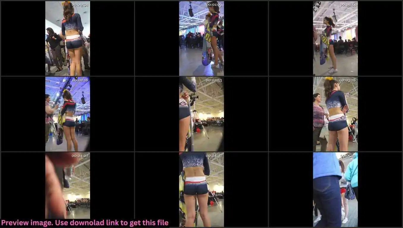 Cute Ass Slim Cheer Teen Creepshot Thumbnail
