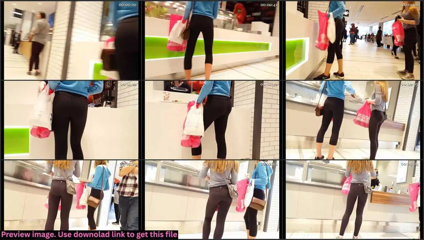 Cute Asses Teen Duo In Leggings Thumbnail