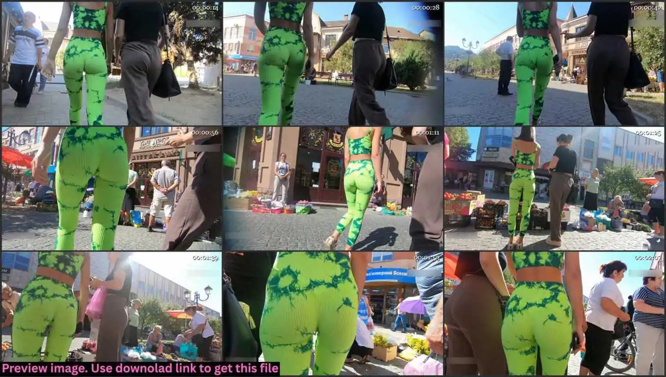 Green Outfit Slim Body Teen Thumbnail