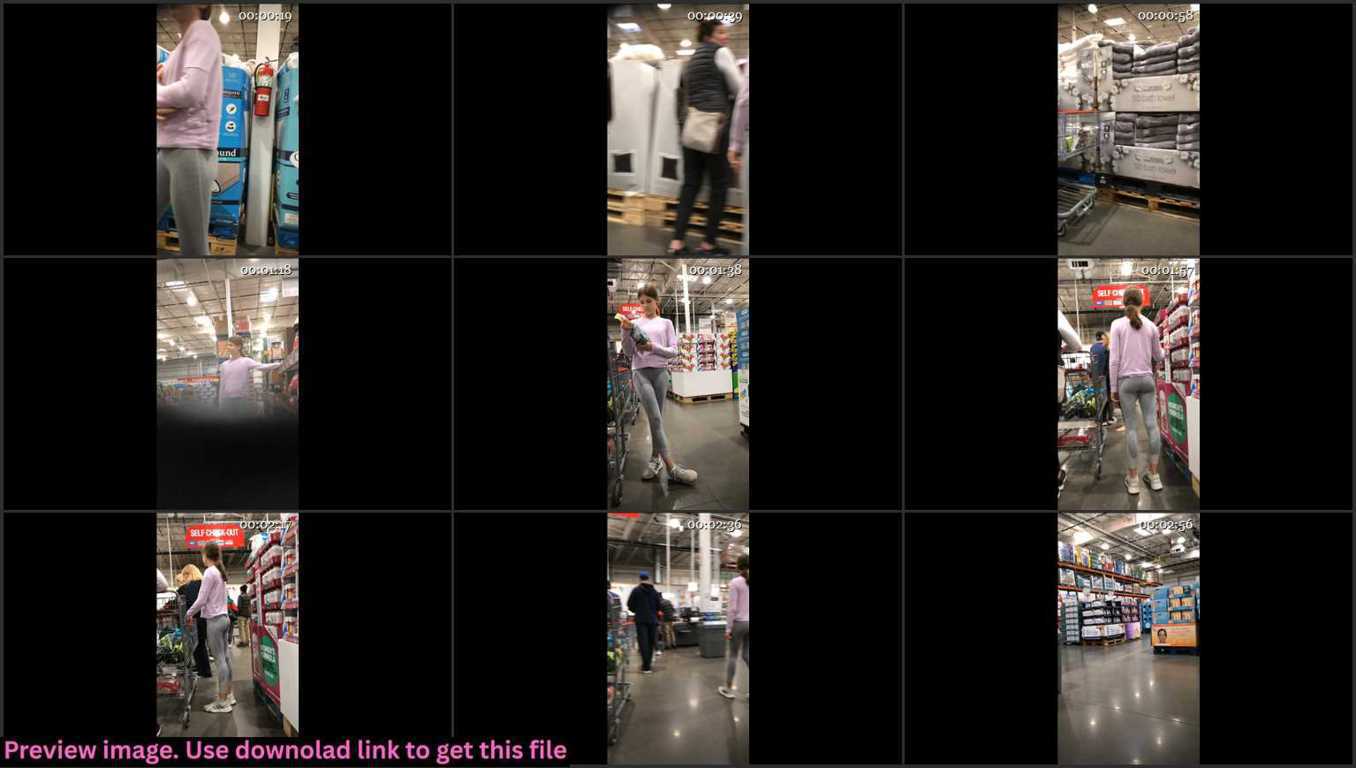 Grey Leggings Skinny Teen Creepshot Thumbnail