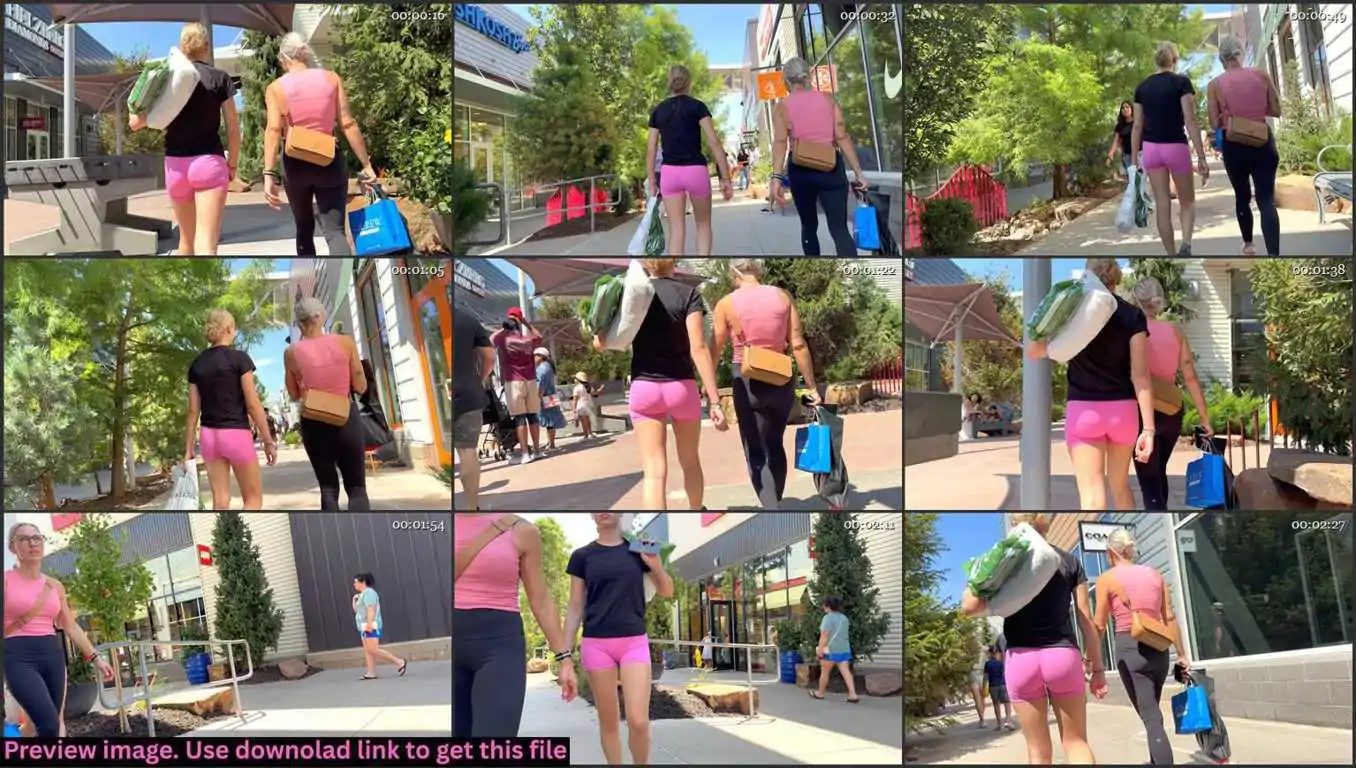 Pink Shorts Daugther Teen Wirh Mom Thumbnail