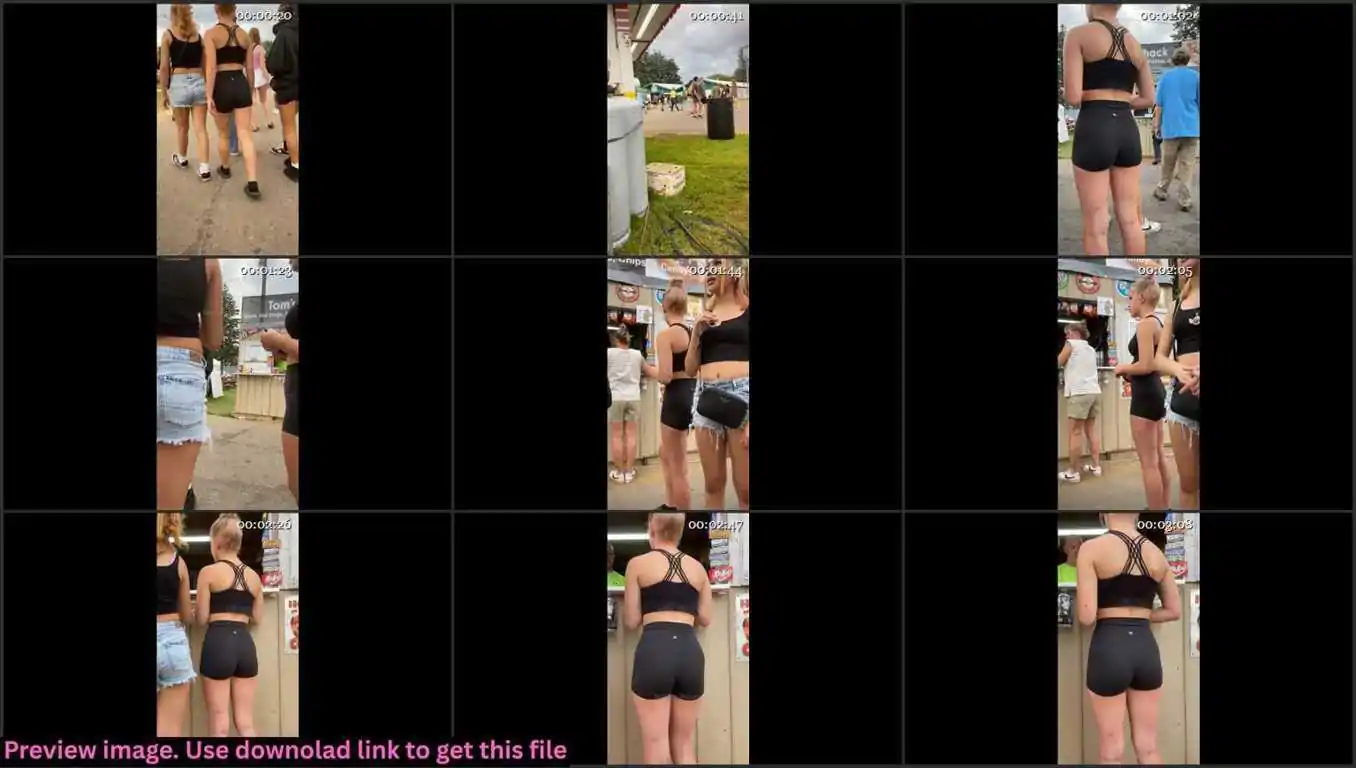 Sexy Barbie Teen In Shorts Creepshot Thumbnail