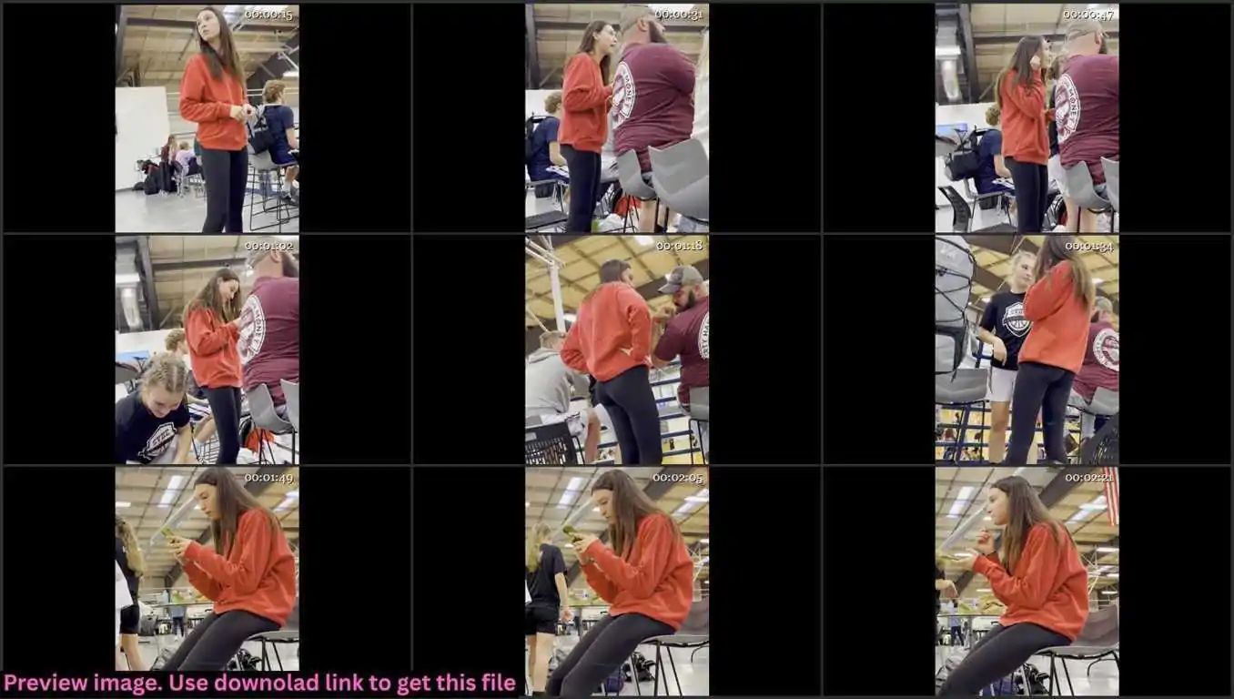 Skinny Teen In Black Leggings Cute Face Thumbnail