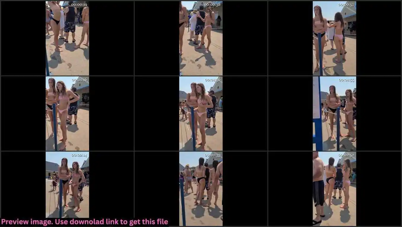 Slim Body Teen Duo In Bikini Thumbnail
