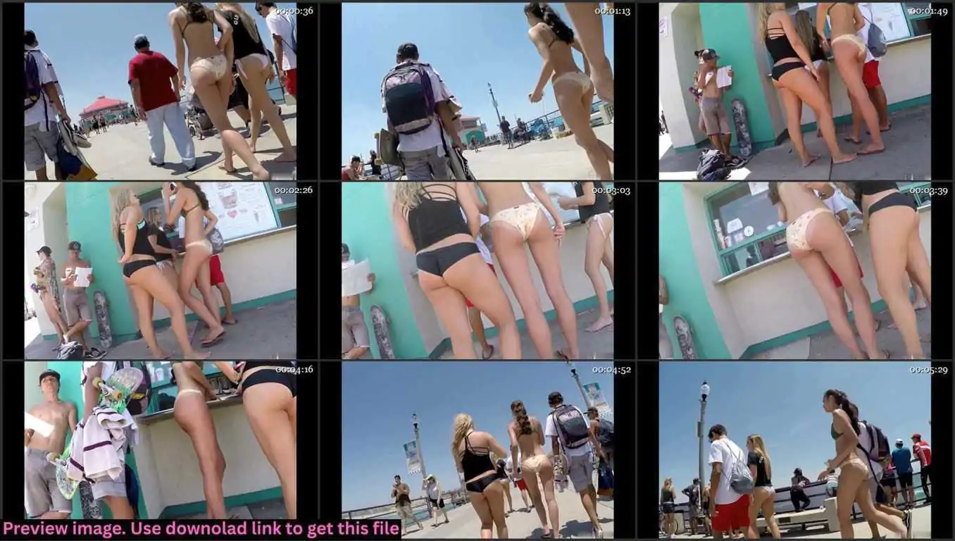 Sunburned Ass Teen Creepshot Thumbnail