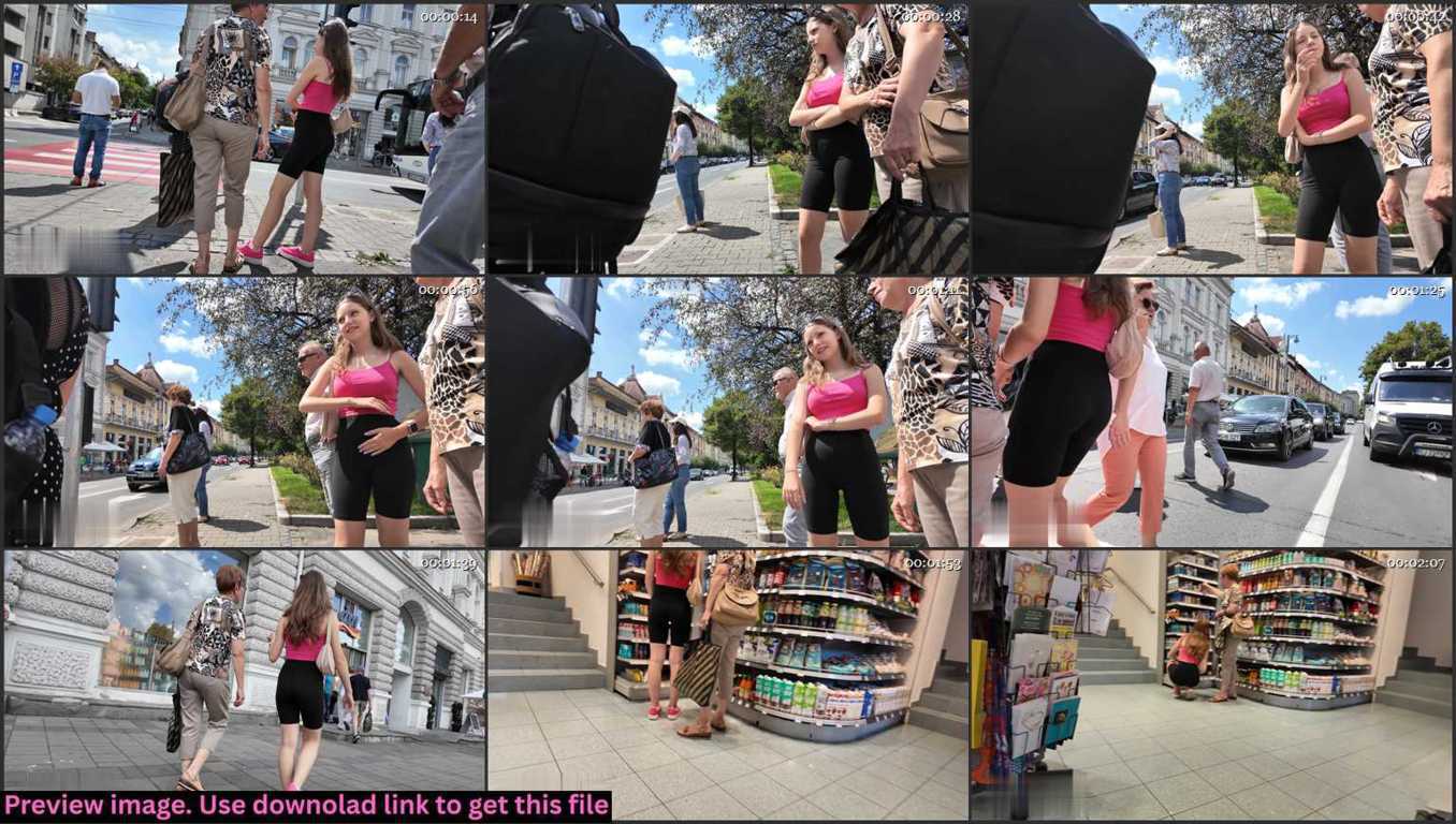 Adorable Teen In Biker Shorts Thumbnail