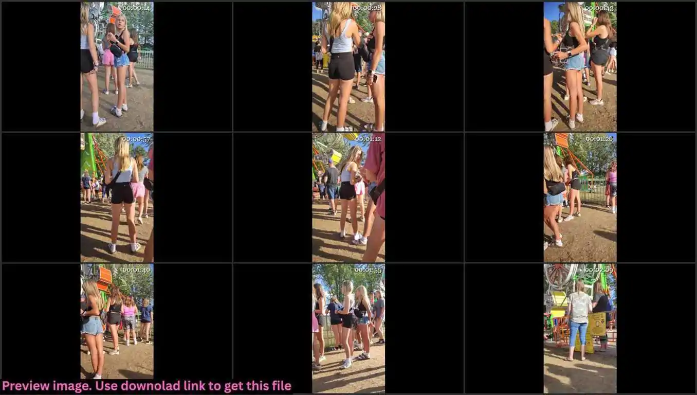 Cute Ass Blonde Teen Creepshot With Friend Thumbnail