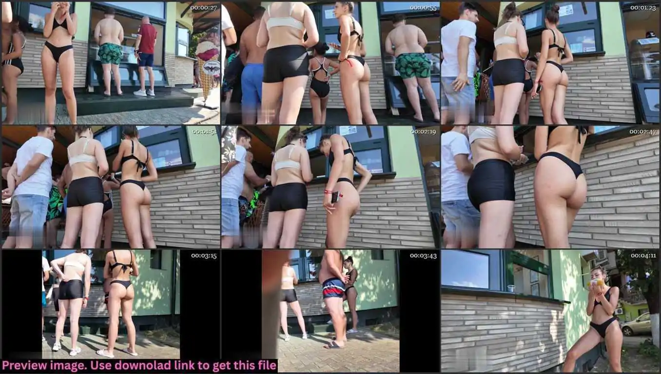 Juicy Ass Teen Creepshot In Thong Thumbnail