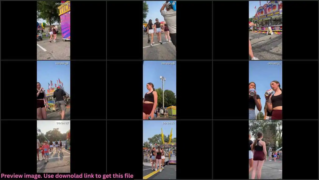 Maroon Shorts Teen Creepshot Thumbnail