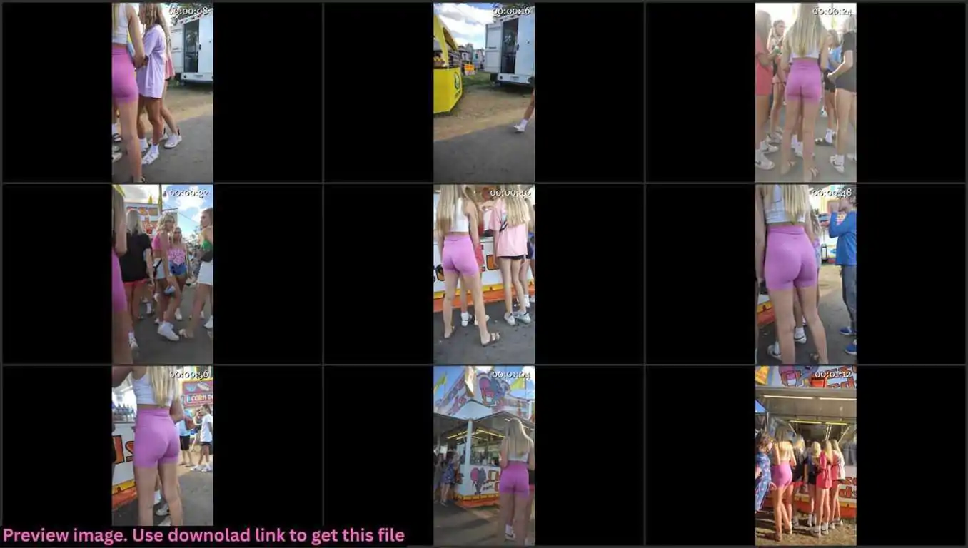 Pink Shorts Blonde Cutie Creepshot Thumbnail