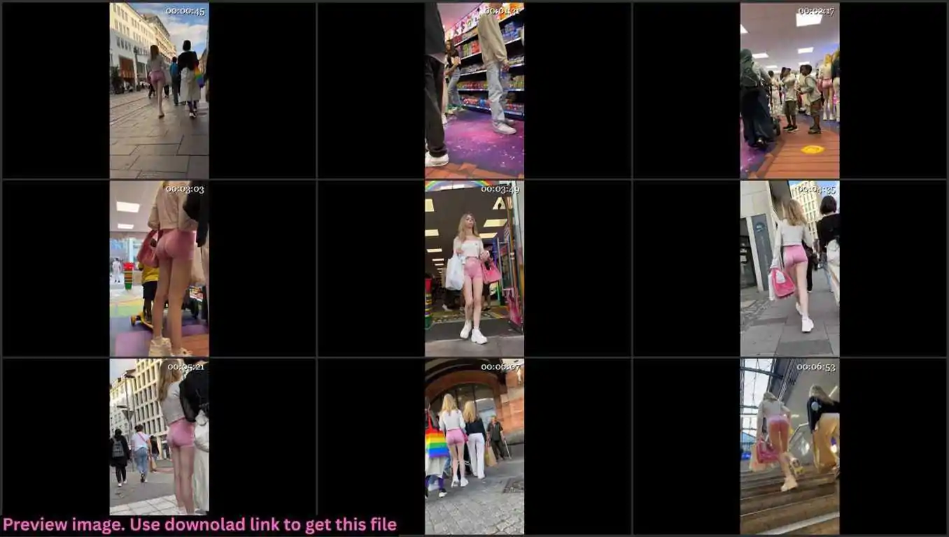 Pink Shorts Teen Goddess Creepshot Thumbnail