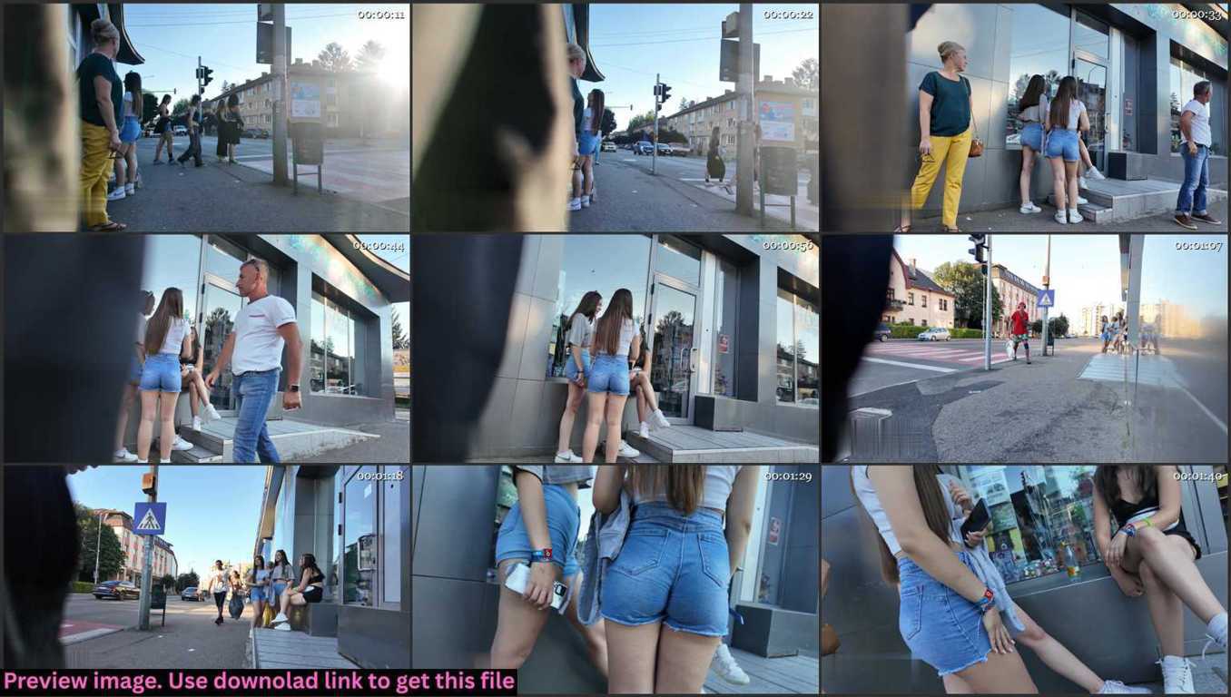 Short Clip Bubble Ass Teenie Creepshot Thumbnail