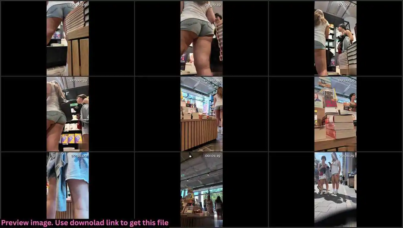 Thick Ass Teen Creepshot In Denim Shorts Thumbnail