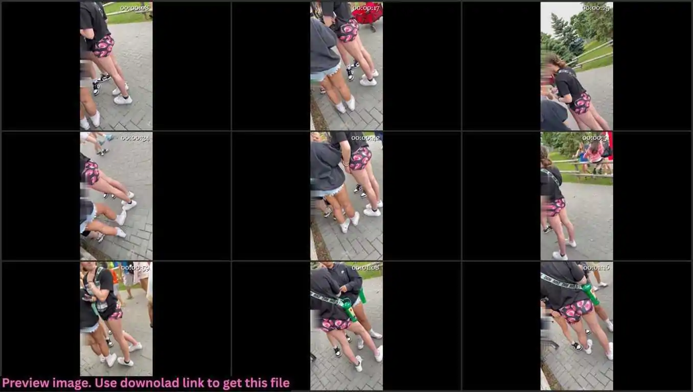 Very Tight Shorts Teenie Creepshot Thumbnail