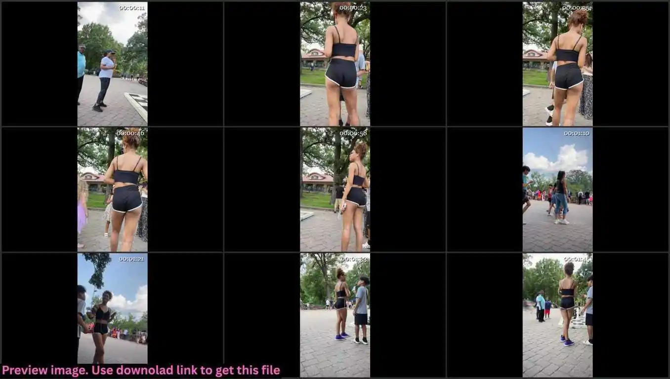 Young Ebony Teen Creepshot Thumbnail